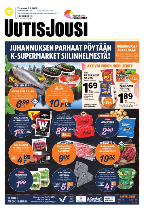 Uutis-Jousi 18.6.2026