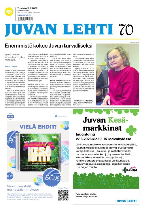 Juvan lehti 18.6.2026