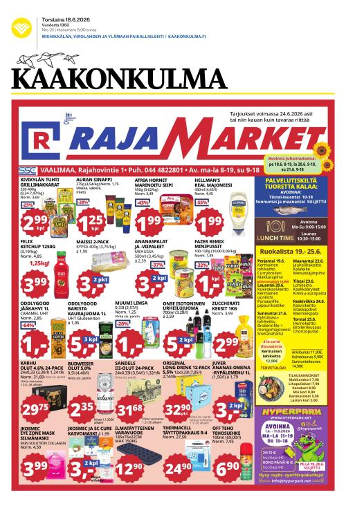 Kaakonkulma 18.6.2026