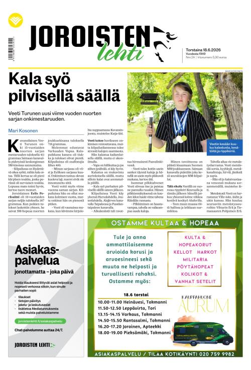 Joroisten Lehti 18.6.2026