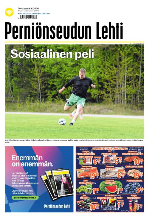 Perniönseudun Lehti 18.6.2026