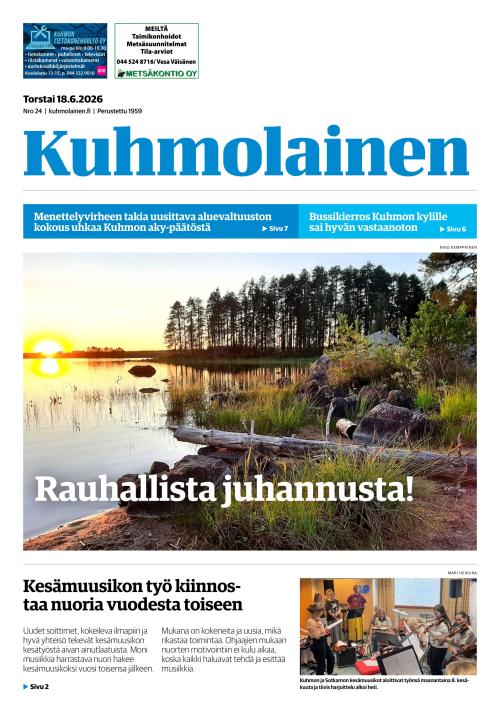 Kuhmolainen 18.6.2026