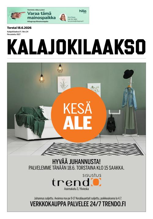 Kalajokilaakso ja Kalajaska 18.6.2026