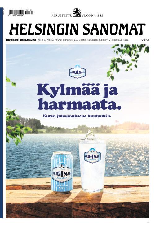 Helsingin Sanomat 18.6.2026