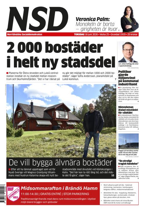 Norrländska Socialdemokraten 18.6.2026