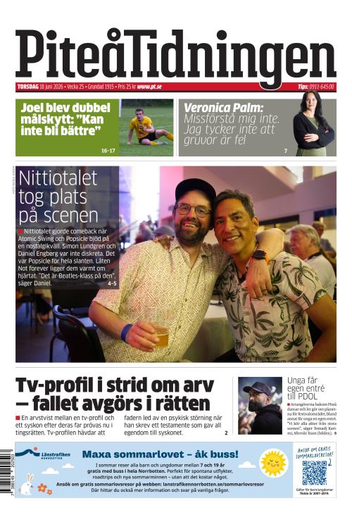 Piteå-Tidningen 18.6.2026