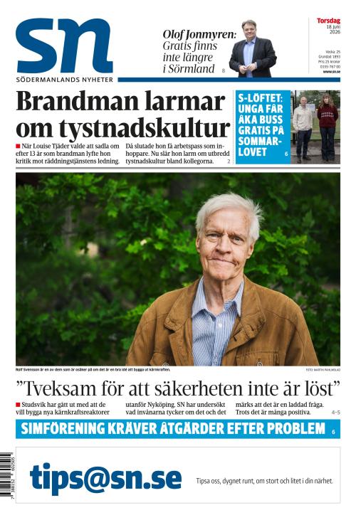 Södermanlands Nyheter 18.6.2026