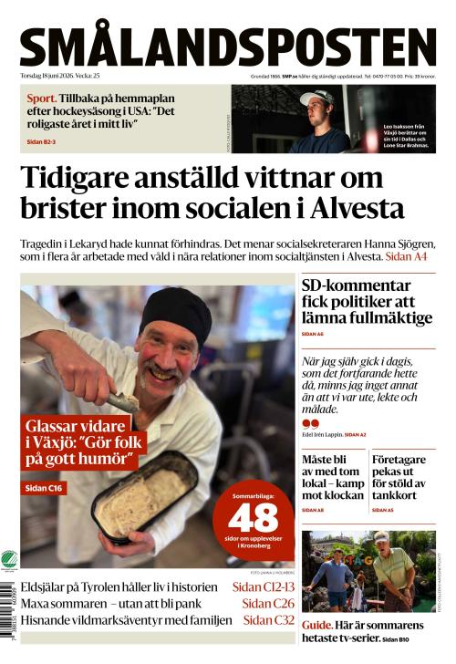 Smålandsposten 18.6.2026