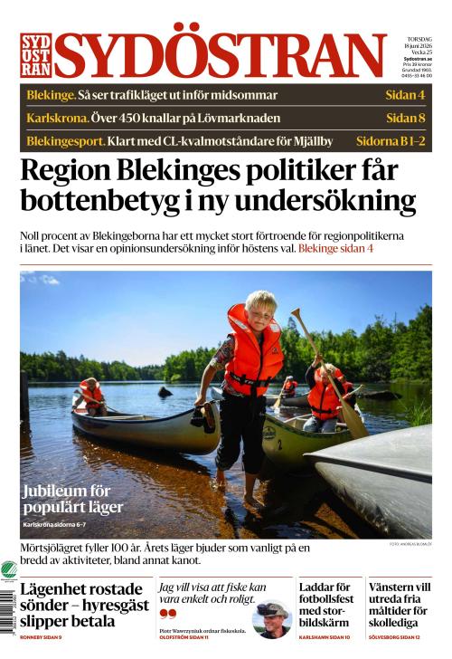 Sydöstran 18.6.2026
