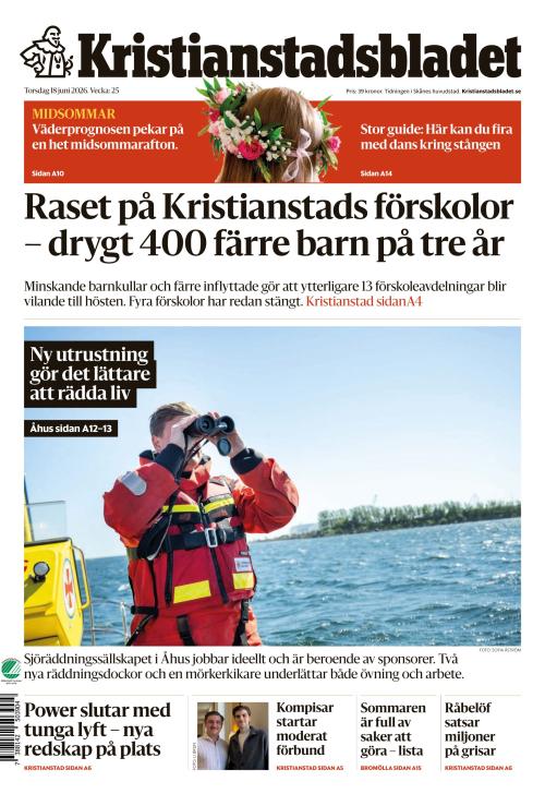 Kristianstadsbladet 18.6.2026