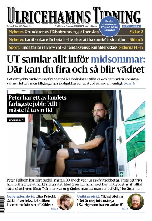 Ulricehamns Tidning 18.6.2026
