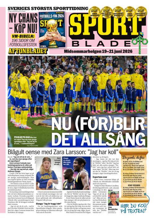 Aftonbladet Sportbladet 19.6.2026