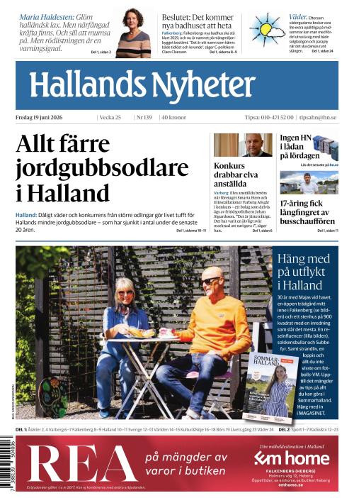Hallands Nyheter 19.6.2026