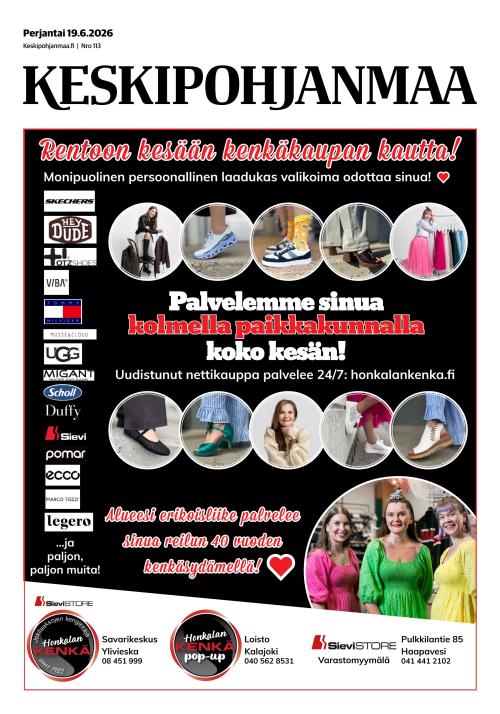 Keskipohjanmaa 19.6.2026