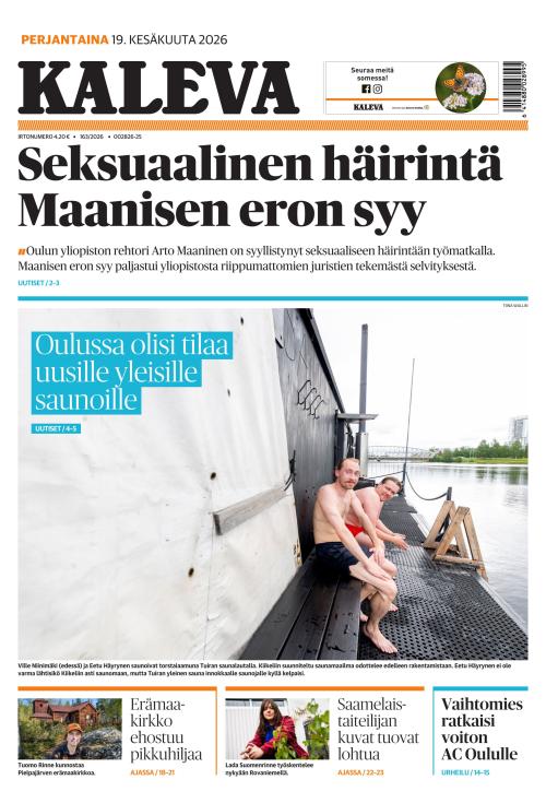 Kaleva 19.6.2026