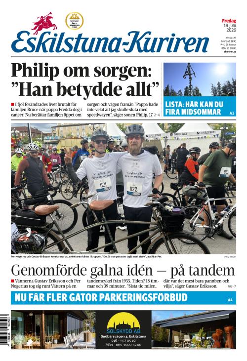 Eskilstuna-Kuriren 19.6.2026