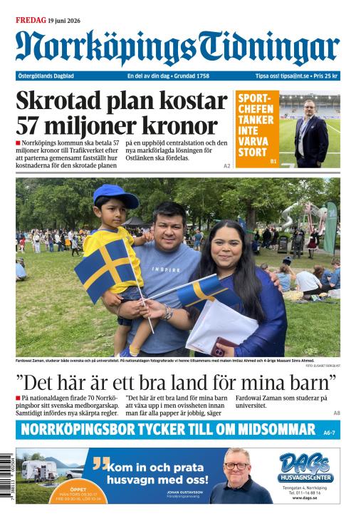 Norrköpings Tidningar 19.6.2026
