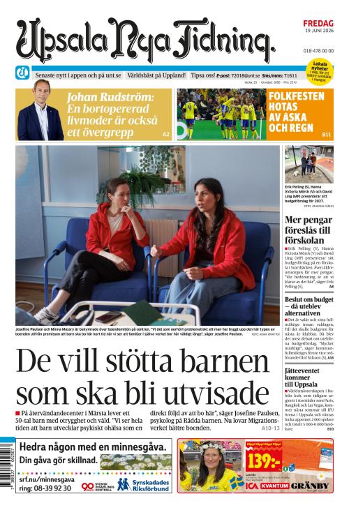 Upsala Nya Tidning 19.6.2026