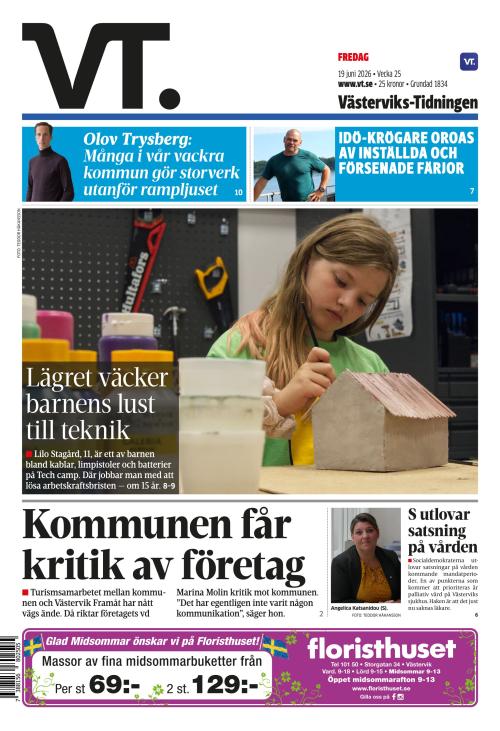Västerviks-Tidningen 19.6.2026