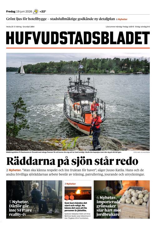 Hufvudstadsbladet 19.6.2026