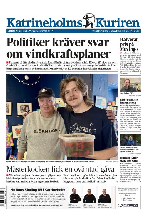 Katrineholms-Kuriren 20.6.2026