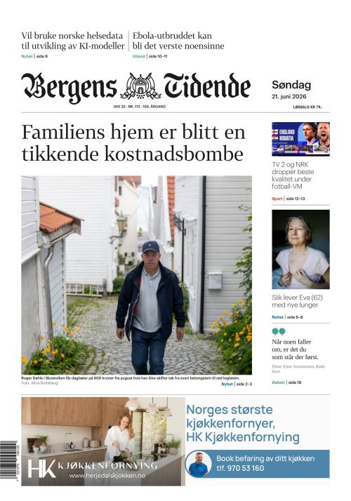 Bergens Tidende 21.6.2026
