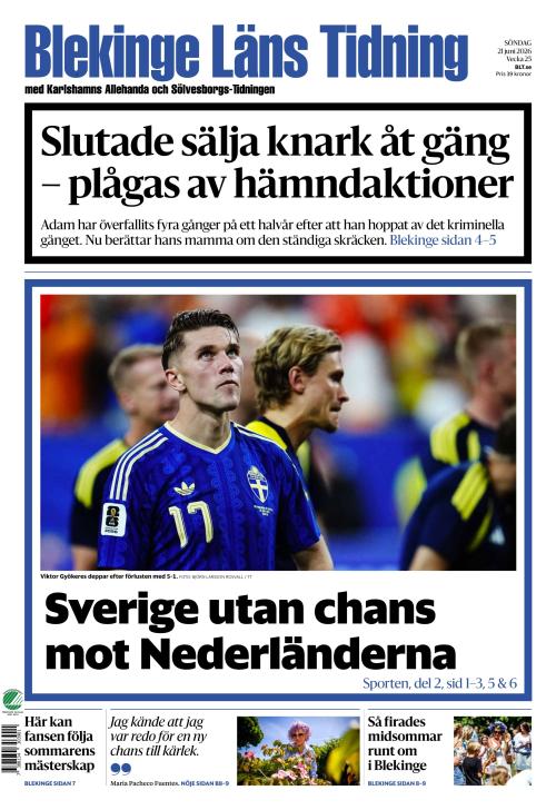 Blekinge Läns Tidning 21.6.2026
