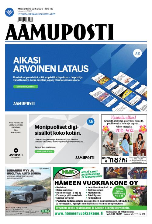 Aamuposti 22.6.2026
