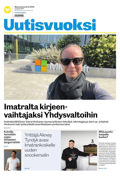 Uutisvuoksi 22.6.2026