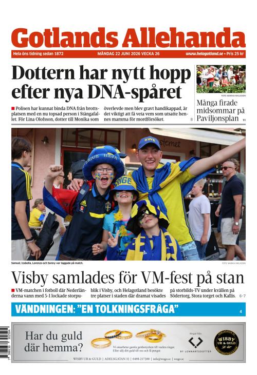 Gotlands Allehanda 22.6.2026