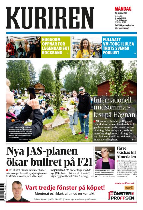 Norrbottens-kuriren 22.6.2026