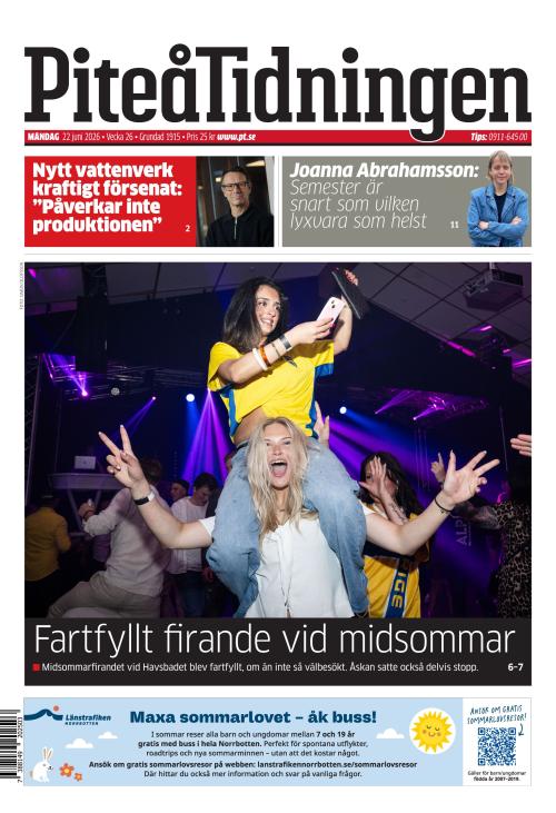 Piteå-Tidningen 22.6.2026