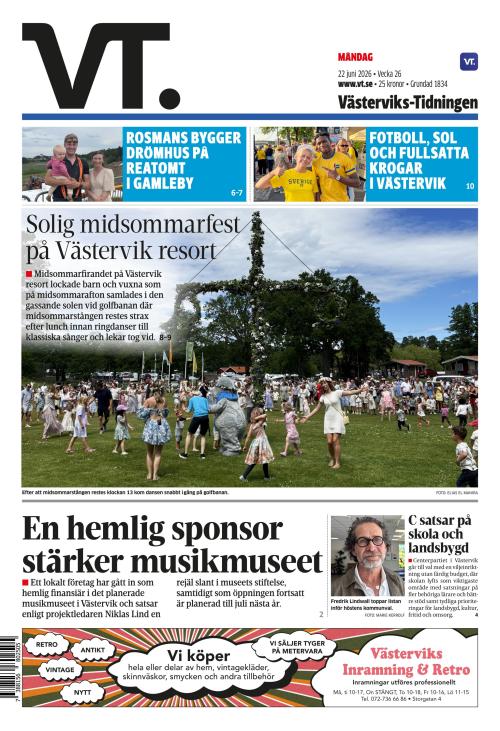 Västerviks-Tidningen 22.6.2026