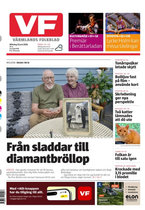 Värmlands Folkblad 22.6.2026