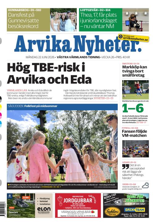 Arvika Nyheter 22.6.2026