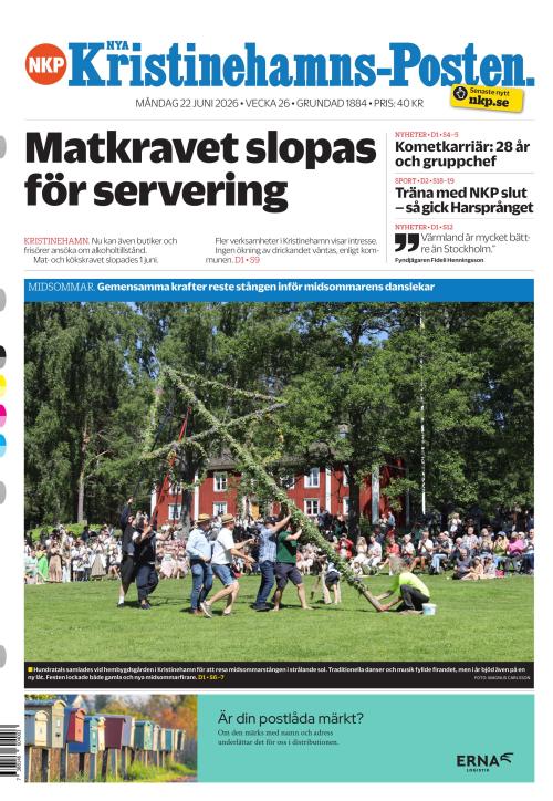 Nya Kristinehamns-Posten 22.6.2026