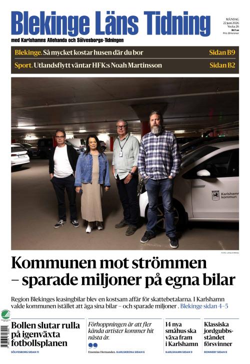 Blekinge Läns Tidning 22.6.2026