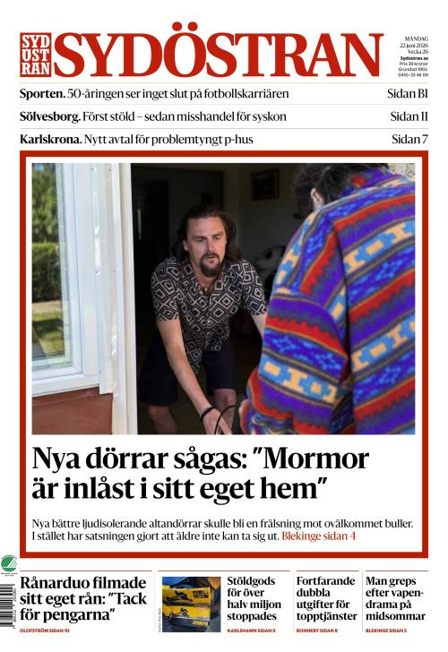 Sydöstran 22.6.2026