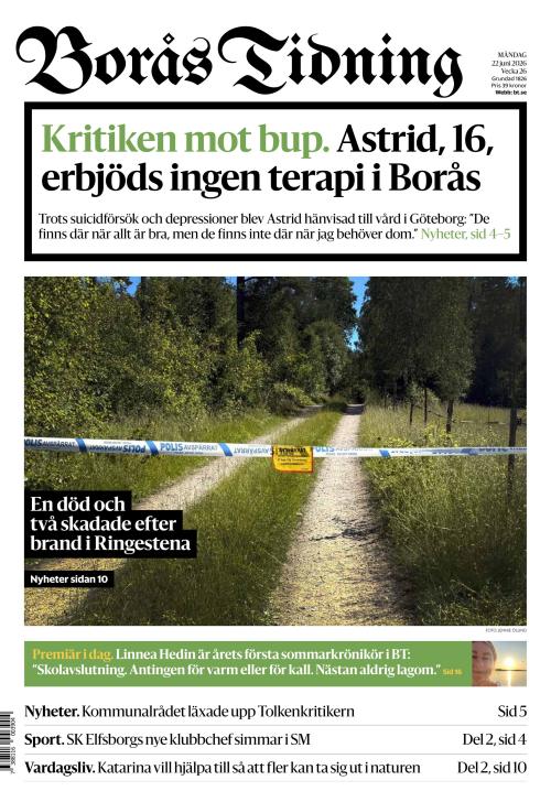 Borås Tidning 22.6.2026