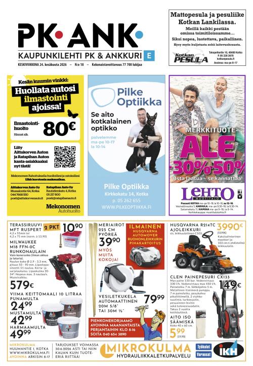 Kaupunkilehti Ankkuri 24.6.2026