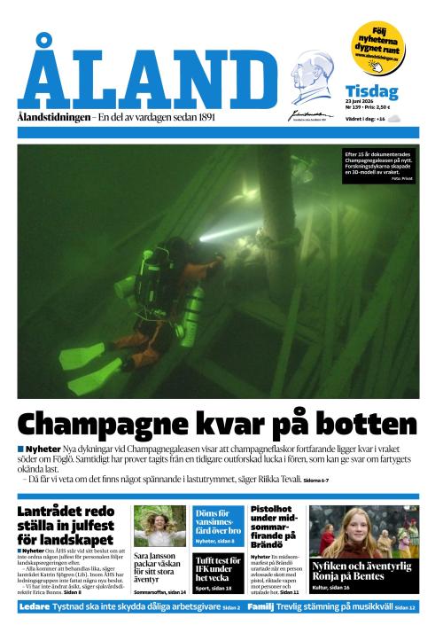 Ålandstidningen 23.6.2026