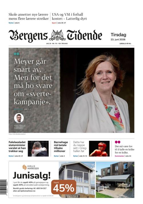 Bergens Tidende 23.6.2026