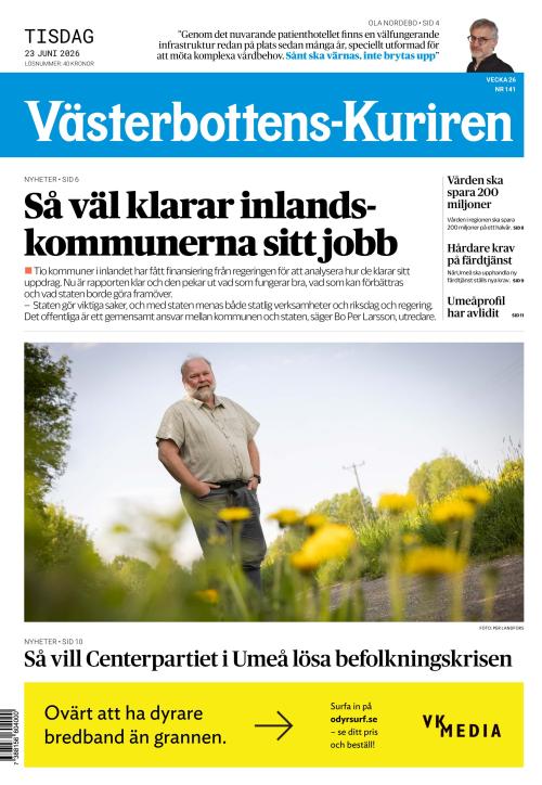 Västerbottens-Kuriren (SE) 23.6.2026