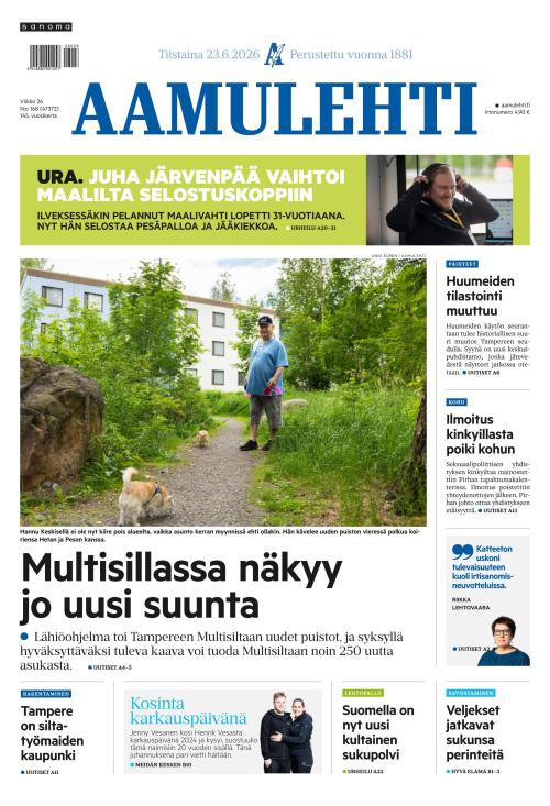 Aamulehti 23.6.2026