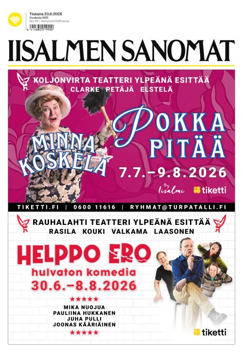 Iisalmen Sanomat 23.6.2026