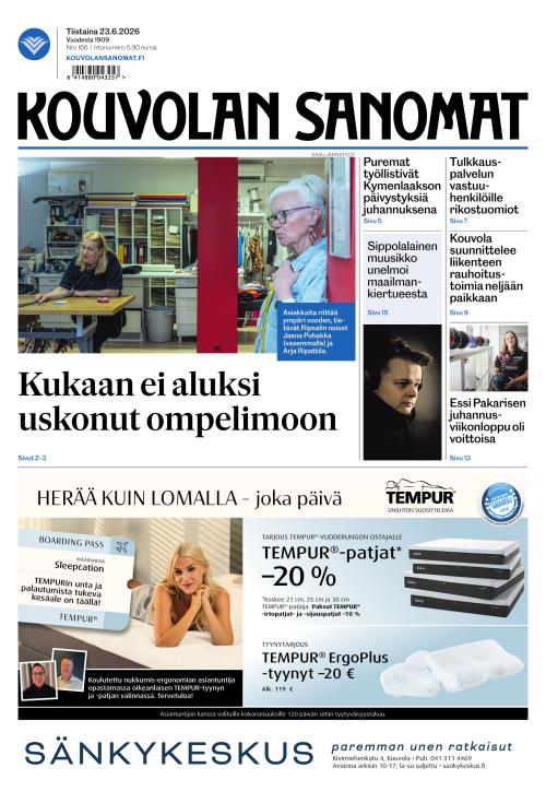 Kouvolan Sanomat 23.6.2026