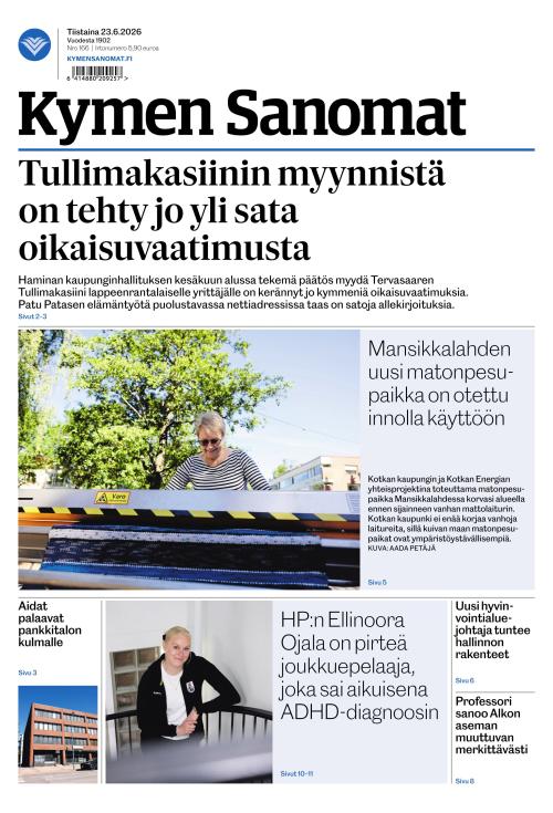 Kymen Sanomat 23.6.2026