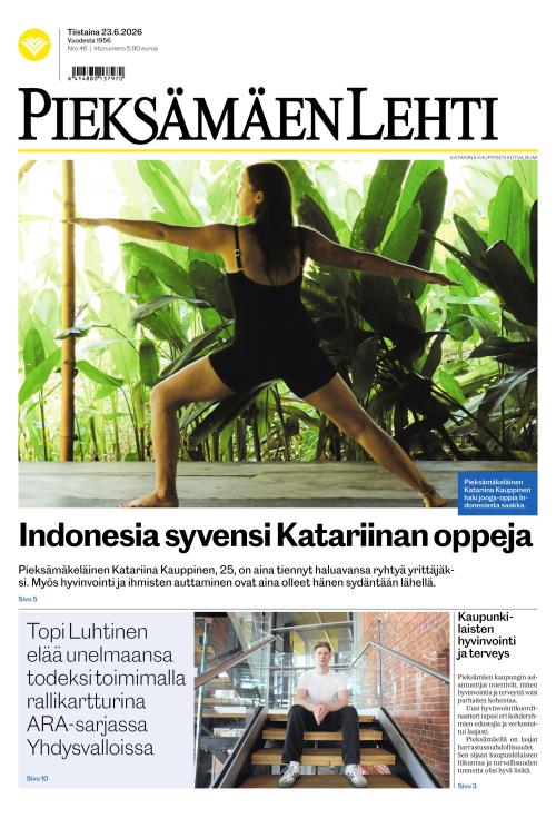 Pieksämäen lehti 23.6.2026