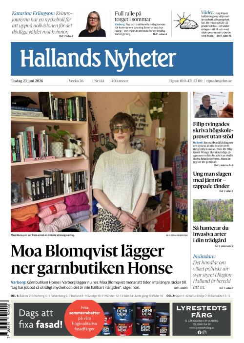 Hallands Nyheter 23.6.2026