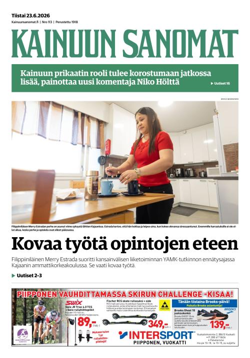 Kainuun Sanomat 23.6.2026